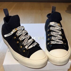 Christian Dior Black High-Top Sneakers